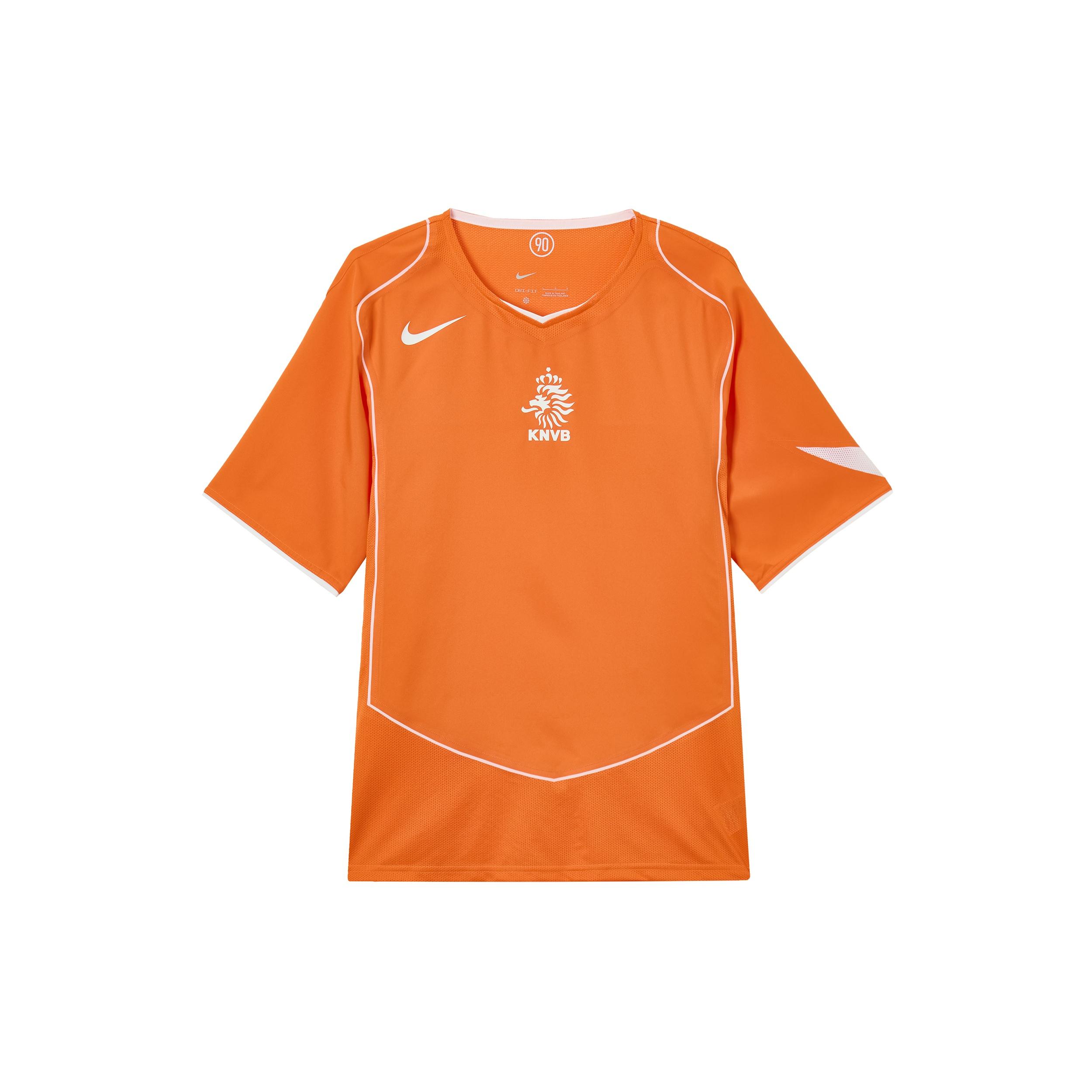 Nike Netherlands 2004 Total 90 Reissue Jersey Orange Black Men s HV4427-819 L