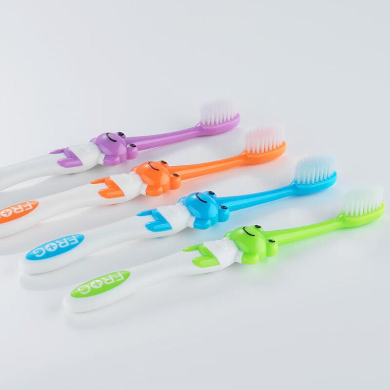 Kids' Frog Soft Bristle Toothbrush & Toothpaste Set