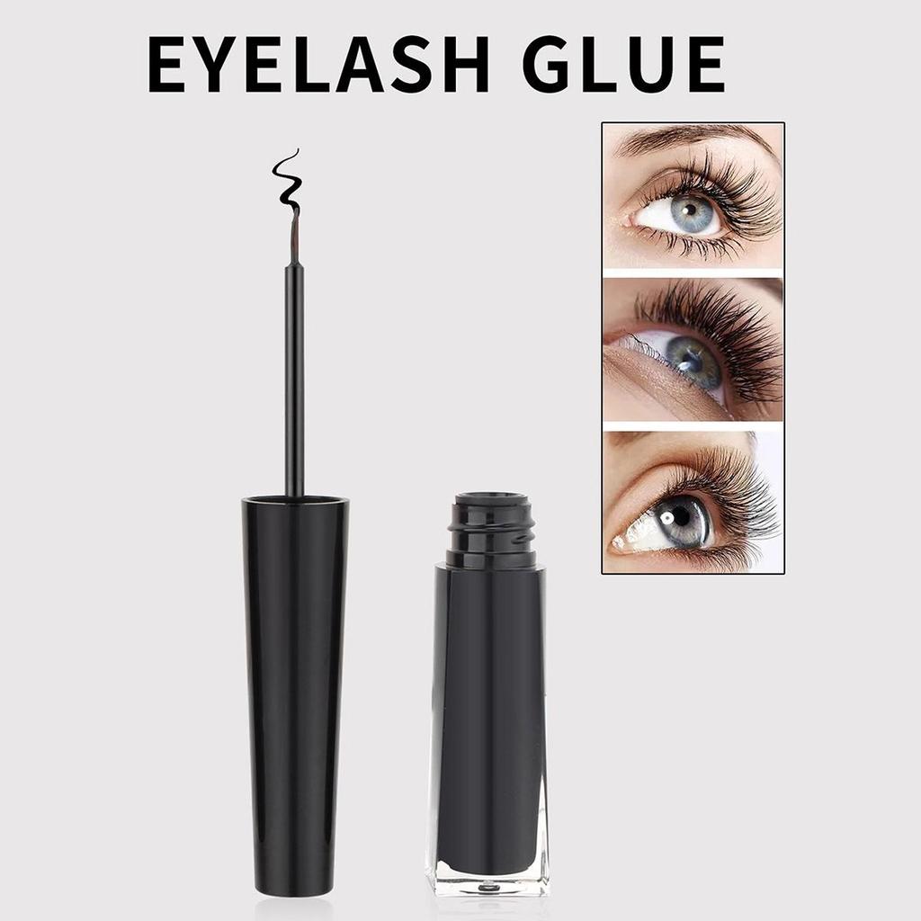 Quick-Dry, Waterproof False Eyelash Glue – Long-Lasting, High Viscosity, Easy To Remove, Gentle, and Non-Irritating.