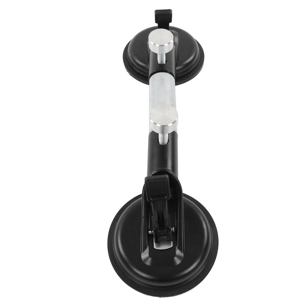 2 Jaws Suction Cup Angle Adjustable Rubber Pad Easy Grip Glass Lifter for Wood Ceramic 123mm