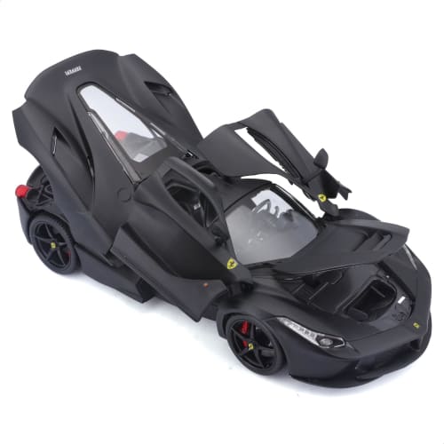 Bburago 1/18 Scale Signature Series Ferrari LaFerrari Red / Diecast Model Car, Finished Model, 18-16901, Black