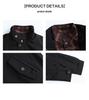 Men's Trendy Stand Collar Fake Two-Piece Workwear Jacket - 2026 Spring/Autumn Collection