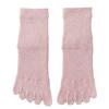 Women's Winter Anti-Odor Five-Toe Mid-Tube Socks - Thick, Warm, Sweat-Absorbent Cotton Terry.