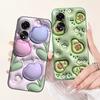 For Oppo A78 4G Case CPH2565 New Fashion Candy Painted Back Cover Shockproof Phone Case For Oppo A78 A 78 OppoA78 4G Soft Fundas