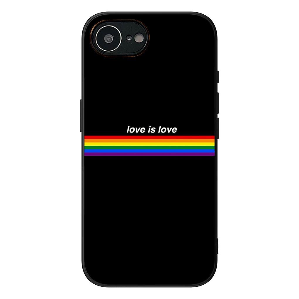 Silicone Cover for Xiaomi Redmi 15 9A 9C NFC 7A 9T Note 9 8 7 8T 15c A5 4G 5G Phone Case Love Is Love Rainbow LGBT Gay Lesbian