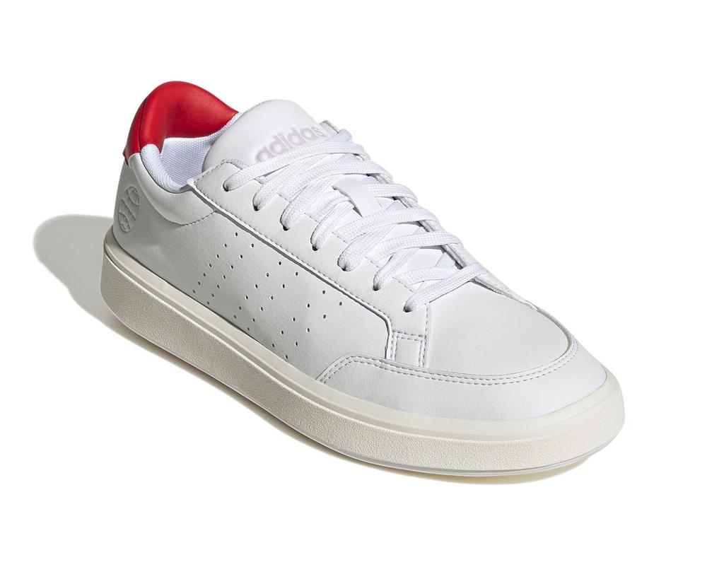 Nova Court Lifestyle Vegan LIY13 Sneakers for Footwear Red cm [Adidas] Women, White/Footwear White/Vivid (GX1758) 24.5