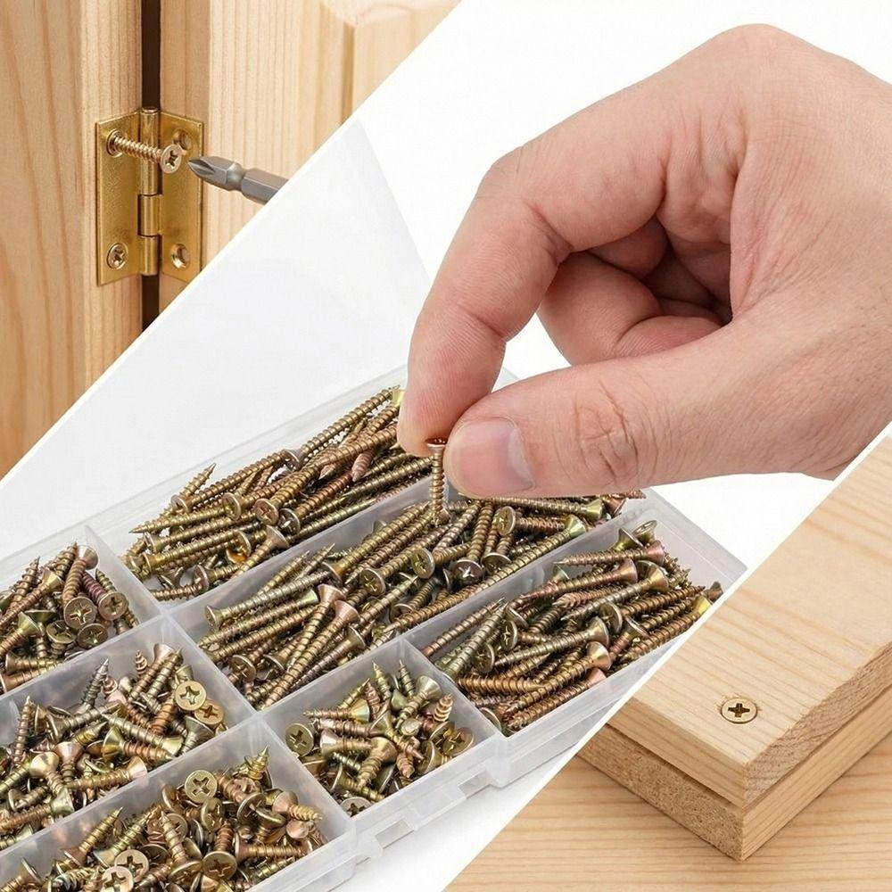 M 3.5 Self-Drilling Wood Screws Carbon Steel Wood Screws  Flooring Installation