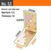 90° L-Shaped Angle Bracket for Table, Chair, Cabinet, and Shelf Support