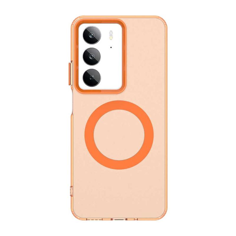 Για Realme C75 Θήκη Κάλυμμα Realme C75 Capas Πίσω Μέρος Τηλεφώνου Ασύρματη Φόρτιση Δακτυλιοειδής Μαγνητική Ματ Διαφανής Θήκη OPPO Realme C75