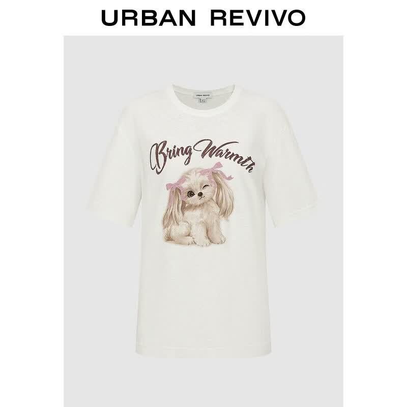 

UR2026 Women s Urban Cute Diamond Print Short Sleeve T-Shirt XS