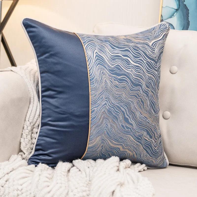 Luxury Sofa Cushion Pillow Nordic Style European Luxury Pillow Model Room Villa Living Room High Grade Pillow Case
