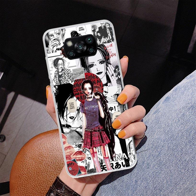 

Anime Oosaki Nana Phnoe Case for Xiaomi Poco X5 X6 X7 Pro X4 Gt F7 Ultra M8 M7 Redmi 15C 15 13C 13 12C 12 Unique Cover Coque Poc Xiaomi Poco X6 Pro