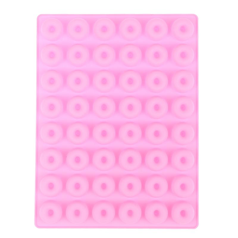 

Мини-форма для пончиков, 48 отверстий, мини-формы для торта, пончиков, кухонные аксессуары, инструмент розовый