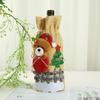Festive Santa Claus Wine Bottle Cover & Christmas Party Decorations
