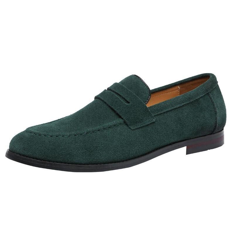 Pantofi casual pentru bărbați Piele naturală întoarsă Bărbați Slip-on Ușori Confortabili Loafere pentru condus Mocasini Bărbați Petrecere Nuntă Plat
