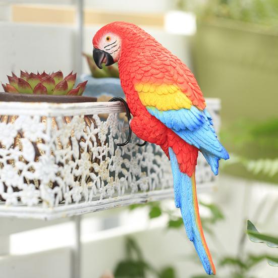 1 ks/1 pár Simulovaná papouščí figurka Květináč Váza Objímač Sázecí stroj