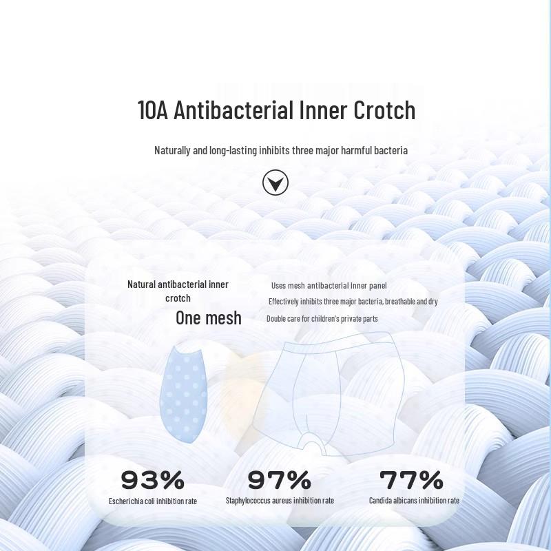 Antibacterial Cotton Boxer Briefs for Boys: Ages 10A+ - Toddler to Teen