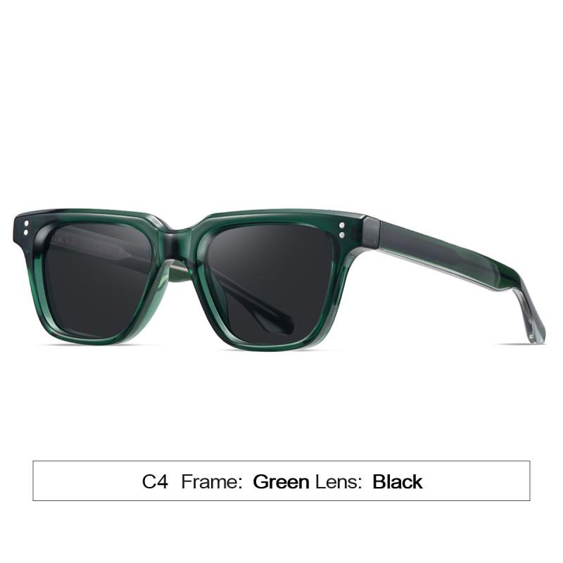 Square Frame UV400 Sunglasses Women Men Retro Chic Full Rim PC Lens Fashionable Outdoor Driving Shades