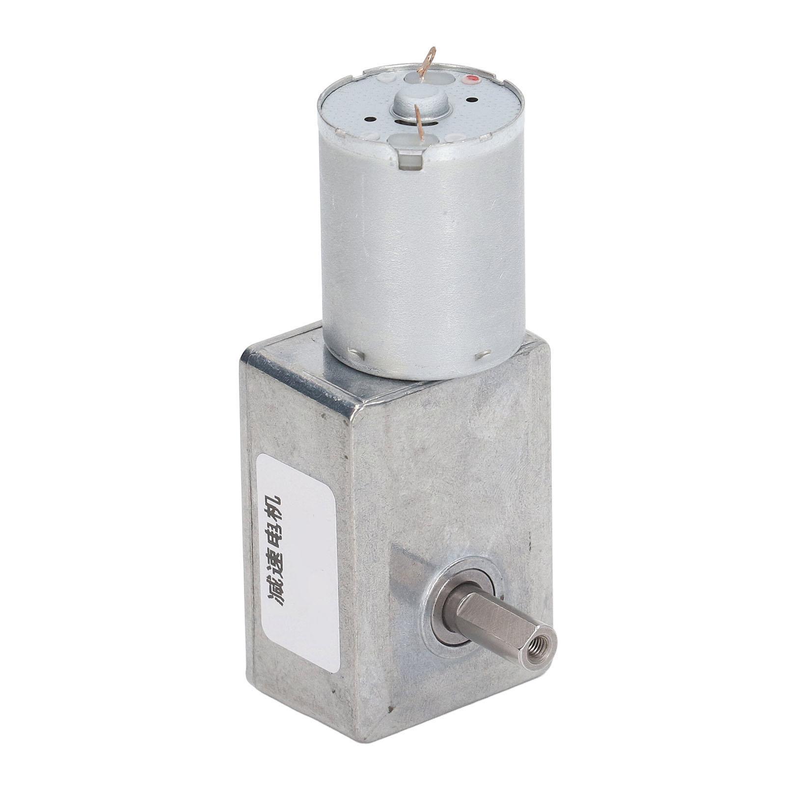 

Черв ячний мотор-редуктор 12 мм з подвійним валом, самоблокуванням, реверсивний, з високим крутним моментом, черв ячний мотор-редуктор