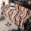 Plush Sofa Cover Autumn and Winter Zebra Pattern Light Luxury High-end Rabbit Velvet One-piece Anti-slip Full Cover Sofa Towel