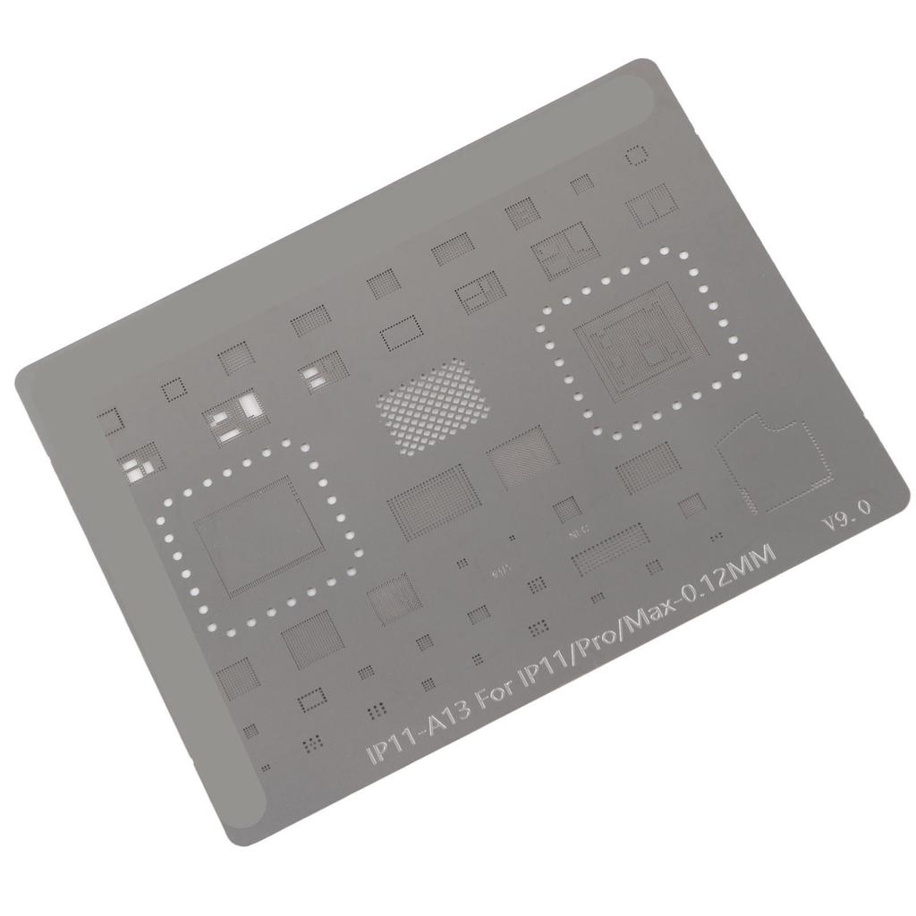 Phone CPU BGA Reballing Stencil Reball Rework Template Screen for IPhone 11 Pro Max