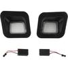 2 Pcs LED License Plate Light Tag Lamp Assembly for Dodge for Ram 1500 2500 3500 2003-2018 No.55078095AE White 6500K White Lens