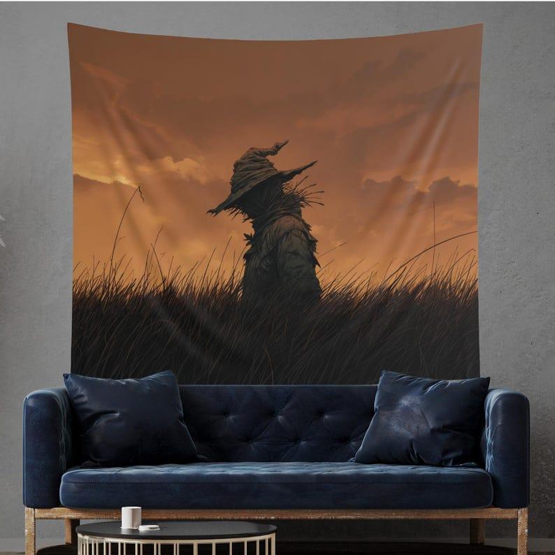 Fantasy Scarecrow tapestry 75x100