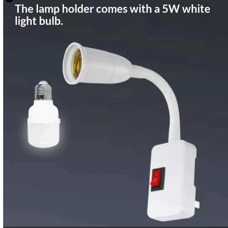 Versatile E27 Lamp Socket with Toggle Switch Ideal for Home Lighting
