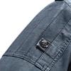 Chaqueta de cuero de PU Chaqueta de cuero de otoño e invierno para hombre Chaqueta de cuero vintage lavada acolchada