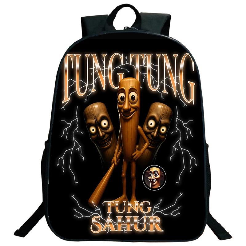 Funny Italian Brainrot Printed Backpack for Boys Girls Cappuccino Assassino Schoolbag Kids Bookbag Italian Brainrot Bags Mochila