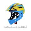 Kinder Fahrradhelm Kinder Vollgesicht Belüftung Tragbar Straße Berg für Roller