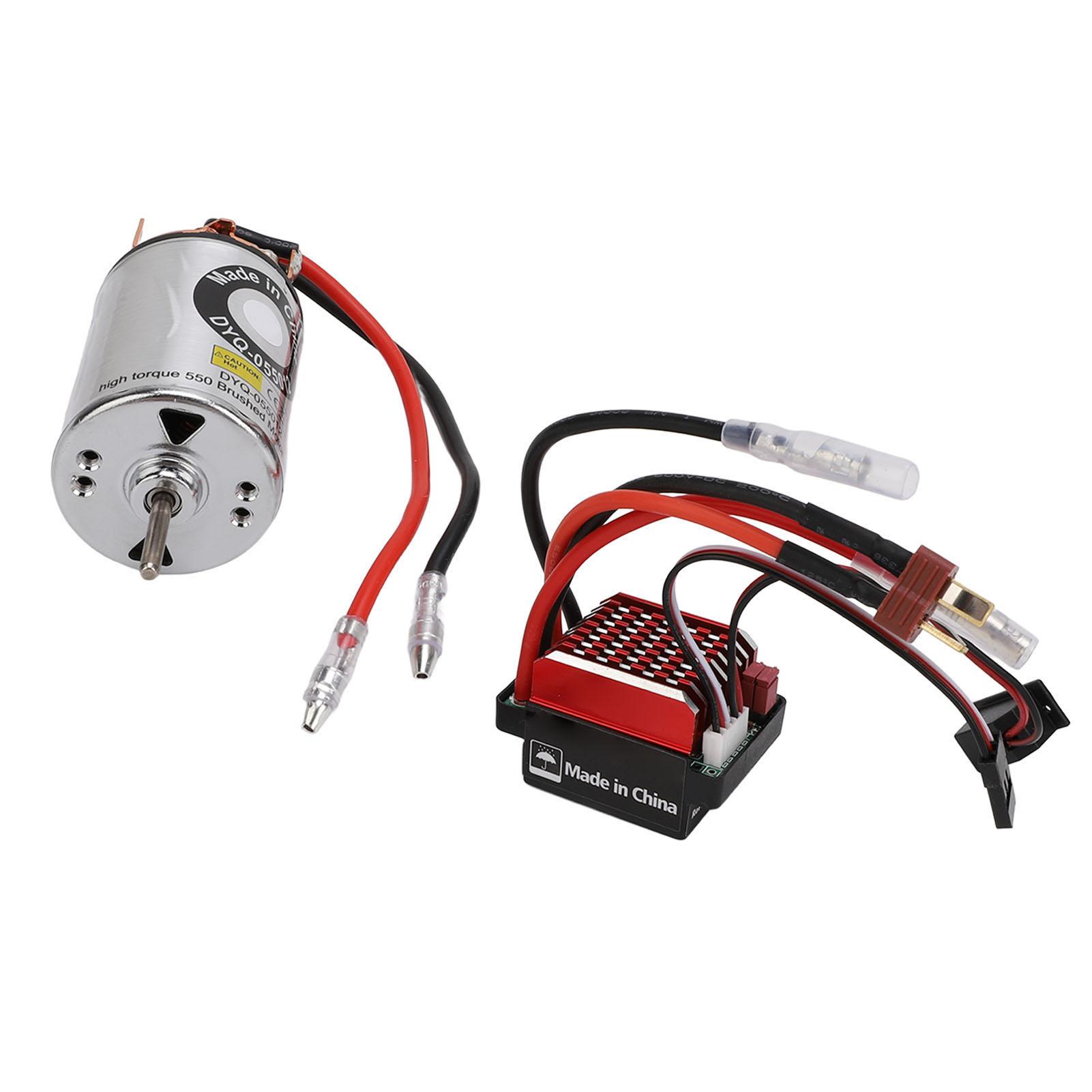 

550 Brushed Motor Low Noise High Torsion High Anti Interference Bidirectional Bearing 60A Brushed