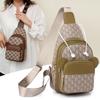 Breast Bag Women'S Shoulder Bag Multifunctional Soft Leather Casual Messenger Bag Fashion Versatile Small Backpack