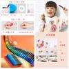 Happykids Easy To for Stationery Keeps Hands Elementary School Entrance Gift Children's Crayons, Washable, Foldable, Color, Retractable, Toddlers,