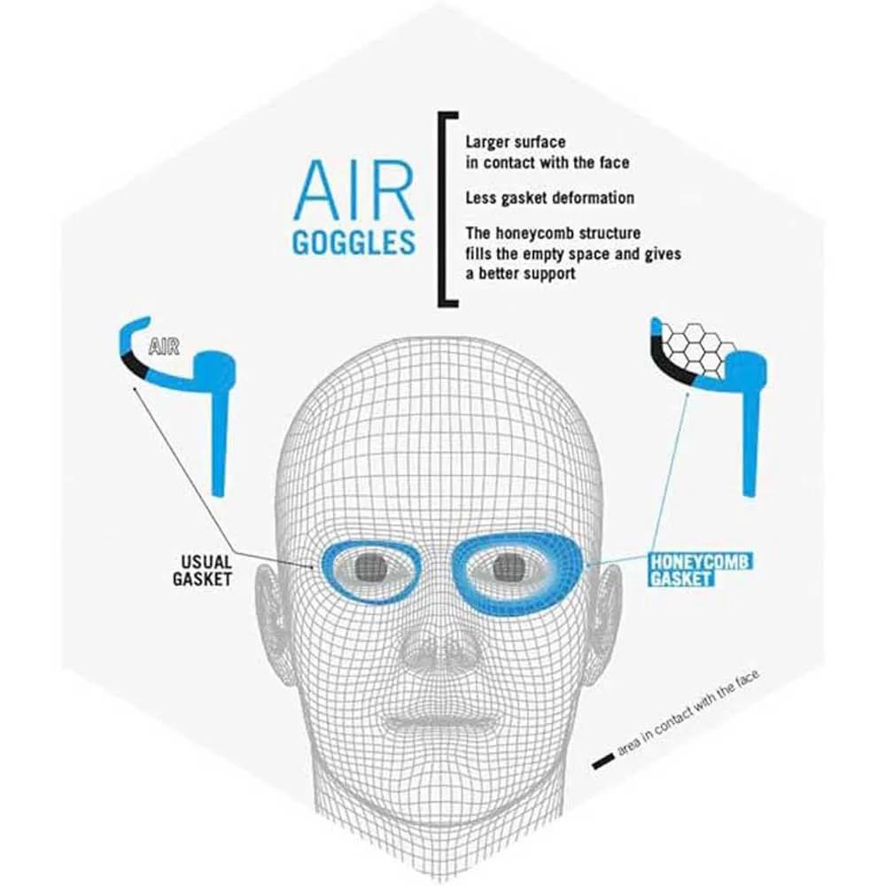 Arena Plastic Swimming Goggles with Mirrored Coating Airspeed