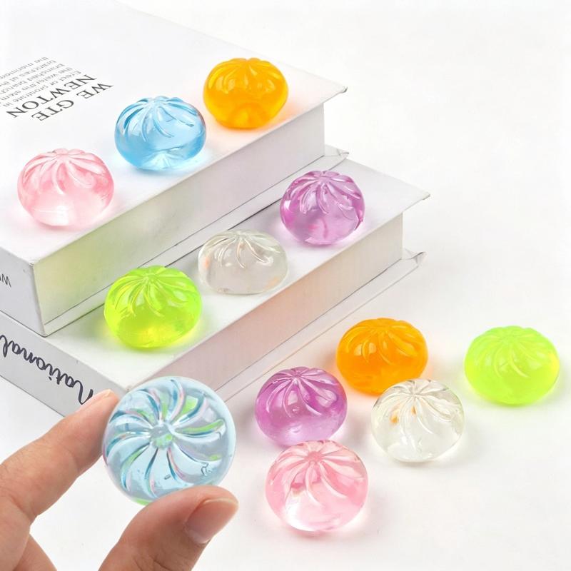 5 Stück Mini-Knödel mit Dampfgarer Brötchen Knetbare Spielzeuge Set Weich Stressabbau Squishy Fidget Sensorisches Spielzeug Party Mitgebsel Geschenk