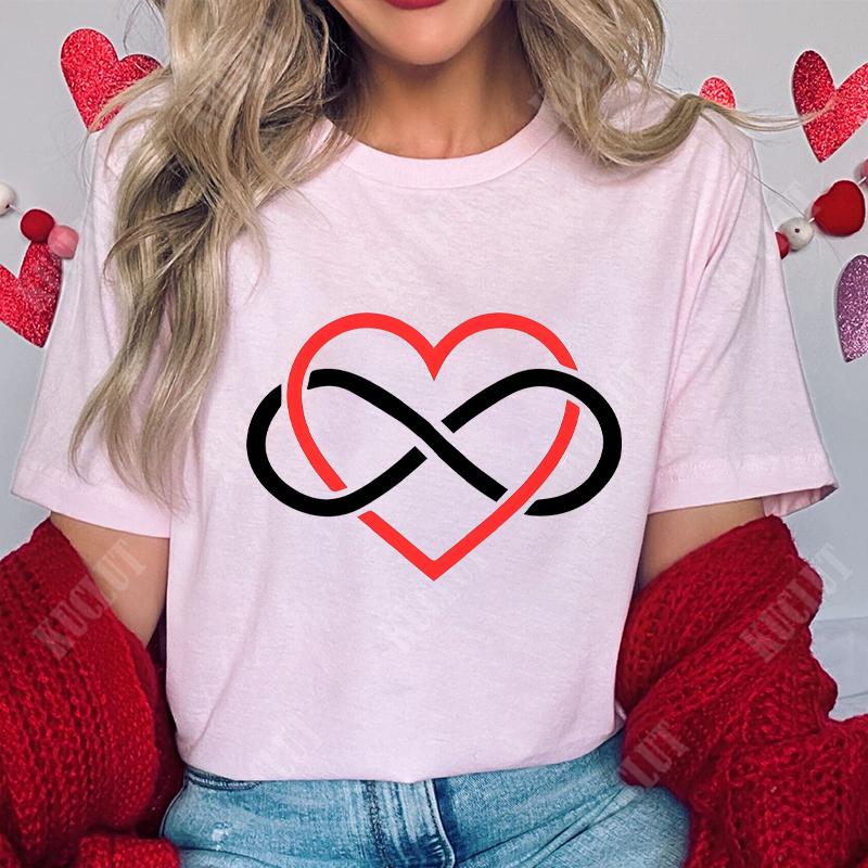 Funny Heart  Dog Paw Print Women Tshirts Fashion Summer Ladies Tshirts Short Sleeves Clothes Love Heart Fashion Casual Shirts