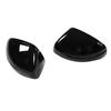 2pcs Left Right Rearview Mirror Cover Trim Gloss Black Side Wing Mirror Caps Replacement for TT TTS TTRS MK2 R8