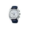 Astron Solar Luminous 100 Meters Waterproof Solar Quartz Genuine Leather Strap Men's Watch White Dial SBXY021