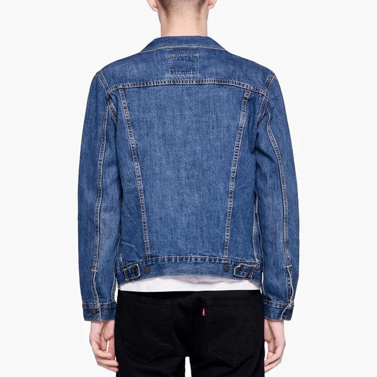 Levis Enfärgad Långärmad Jeansjacka Herrjackor Blå 72334-0354