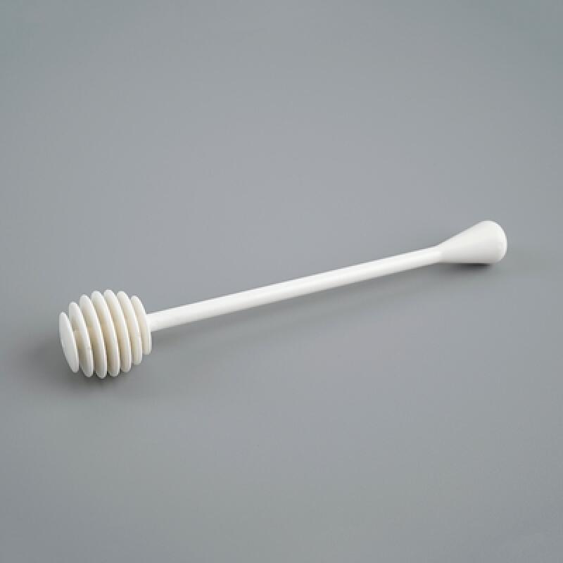 White Muddler Honey Spoon