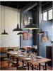 Retro Industrial Wrought Iron Pendant Lamp - Minimalist Style for Bars, Hotels, and Restaurants