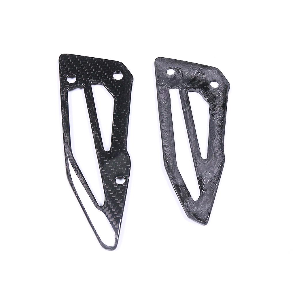 Yamaha MT-10 FZ-10 Carbon Fiber Footrest Wings & Heel Plates
