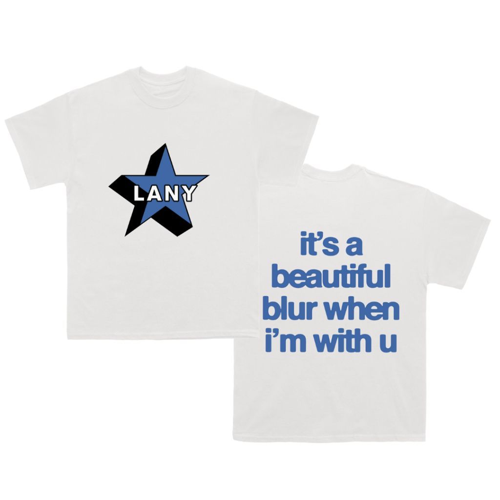

Men Street Fashion LANY A Beautiful Blur Collection Tshirt Merchandise Fan Merch Menswear Womenwear Print Short Sleeved T-shirt L