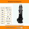 WQ High Flow Explosion-Proof Submersible Sludge Pump for Basements