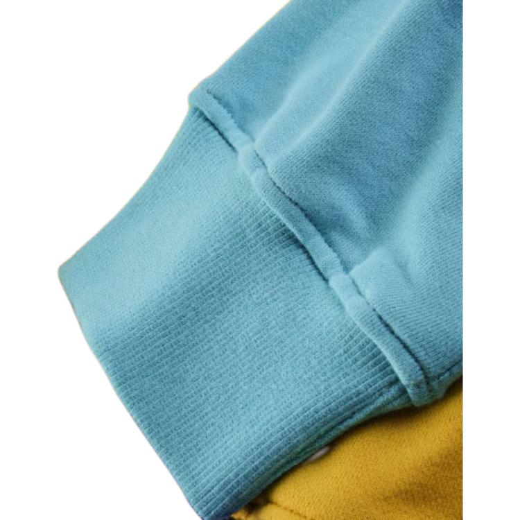 Palace Sweeper Hoodie Colorblock Unisex Tops Teal Gold Purple P14CS018