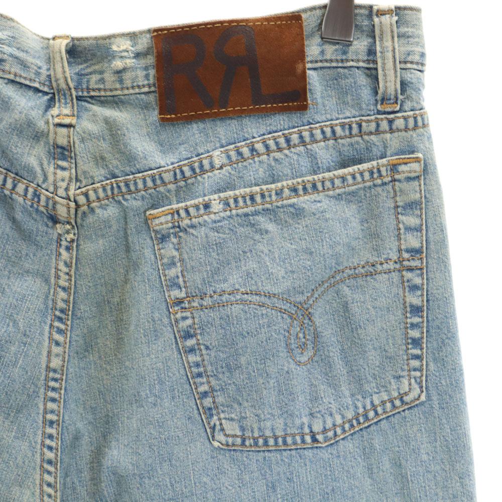 RRL Made in USA Knopfleiste Straight Denimhose w33 Jeans Herren Gebraucht