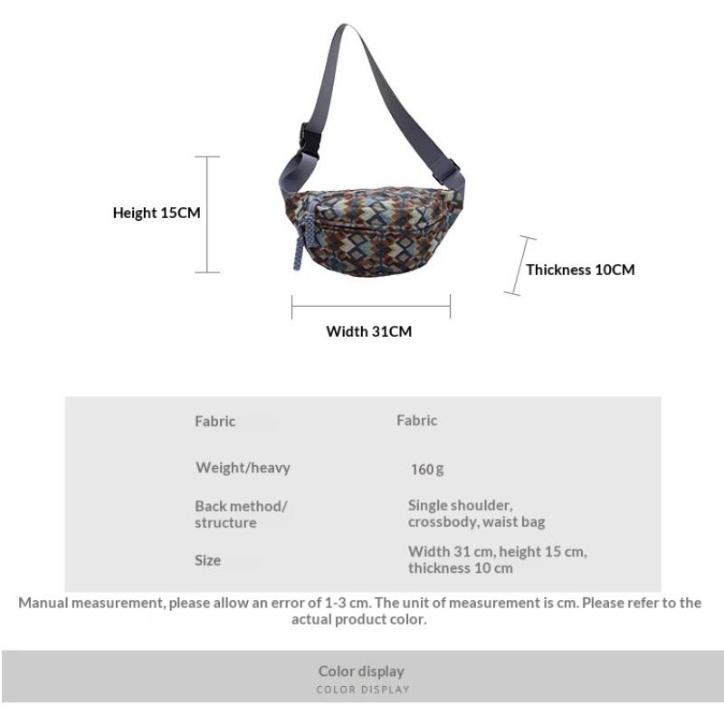 Bohemia Belt Waist Bags For Women Fashion Fanny Pack Female Banana Waist Pack Hip Purse Shoulder Crossbody Chest Bag