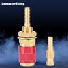 M6 Gas & Water Quick Connector for MIG TIG Welder Torch Fitting For Welding Torch Red