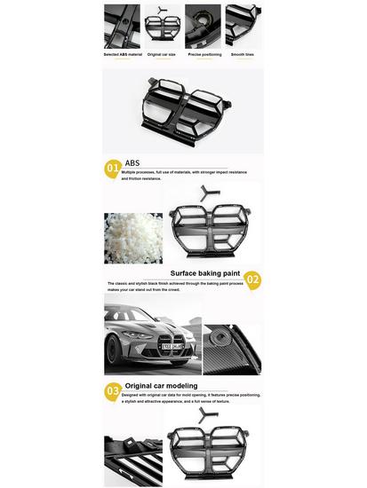 Grilă de admisie aer pentru bara de protecție față pentru BMW M3 M4 G80 G82 CS 2020-2024